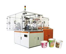 Máquina para produzir recipientes de papel para alimentos